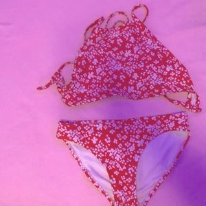 red bikini